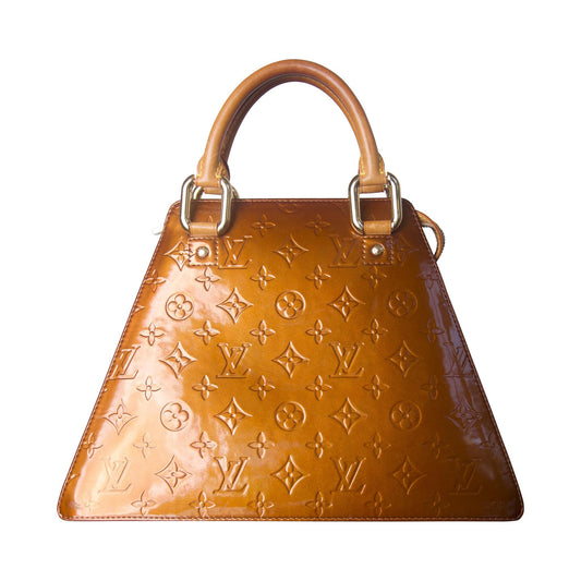 Louis Vuitton Vernis Forsythe Bronze Handbag