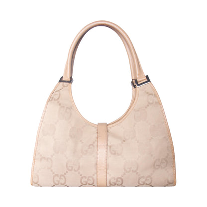 Gucci GG Canvas Beige Jackie 1961 Handbag