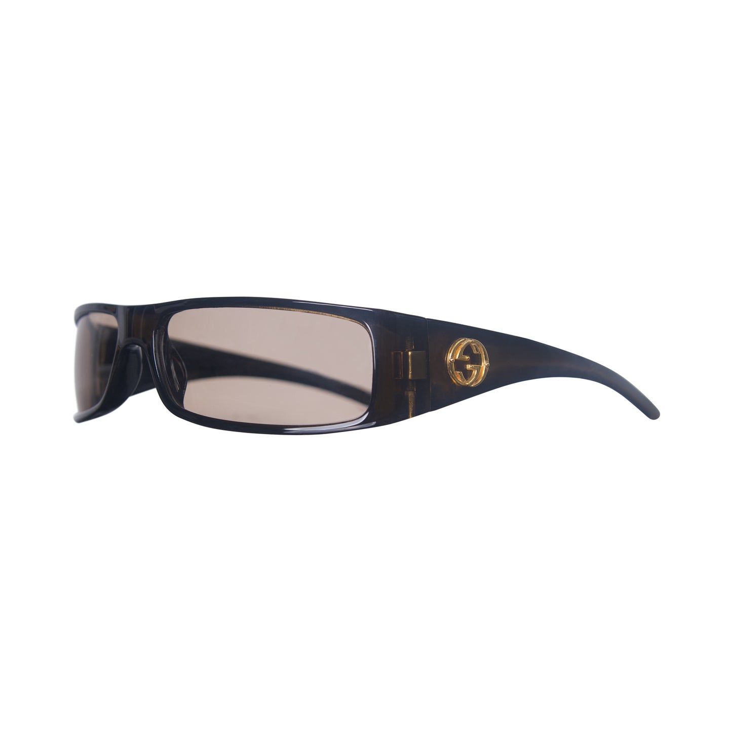 1999 Gucci 2516/S GG Logo Tom Ford Era Amber Frame Sunglasses