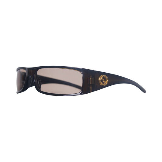1999 Gucci 2516/S GG Logo Tom Ford Era Amber Frame Sunglasses
