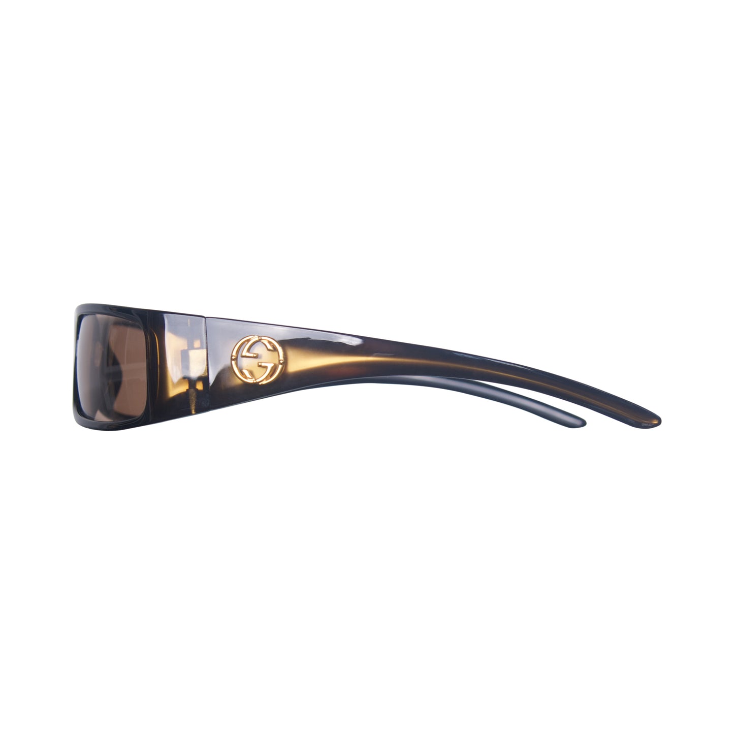 1999 Gucci 2516/S GG Logo Tom Ford Era Amber Frame Sunglasses