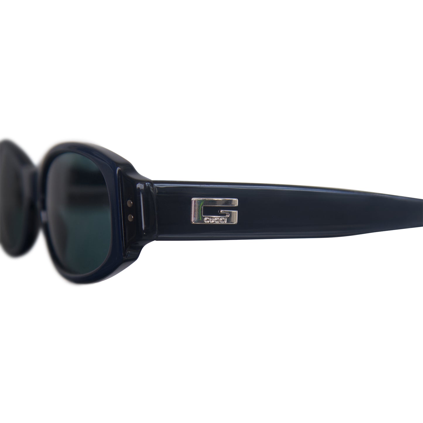 1998 Gucci GG 2417/S Petrol Blue Frame Sunglasses