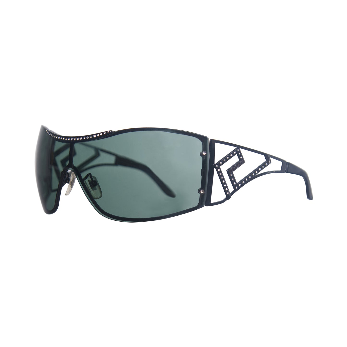 Versace 9025 Swarvoski Detailed Oversized Frames