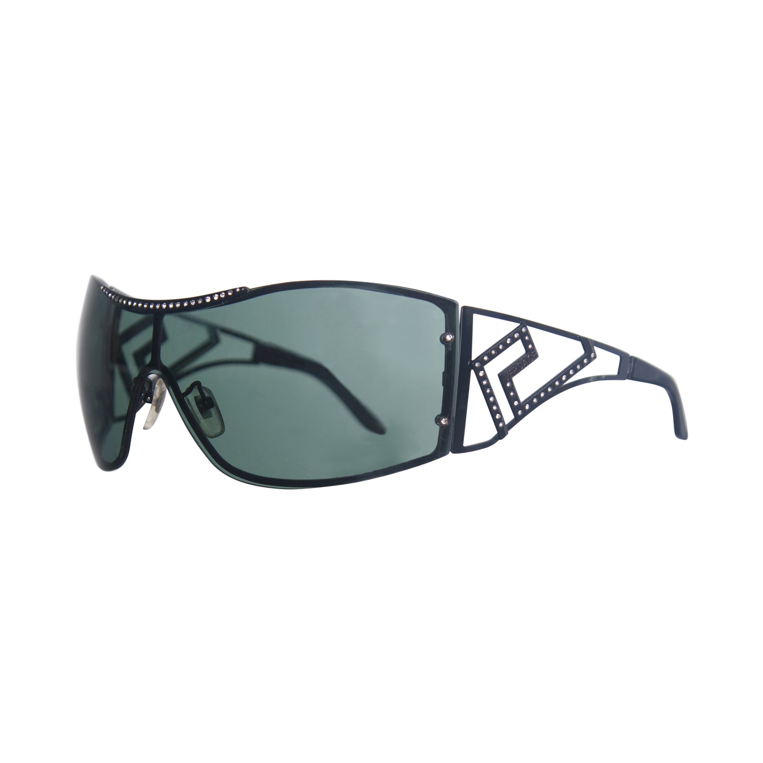 Versace 9025 Swarvoski Detailed Oversized Frames