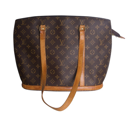Louis Vuitton Babylone Monogram Vanchetta Leather Strap Tote Bag