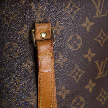 Louis Vuitton Babylone Monogram Vanchetta Leather Strap Tote Bag