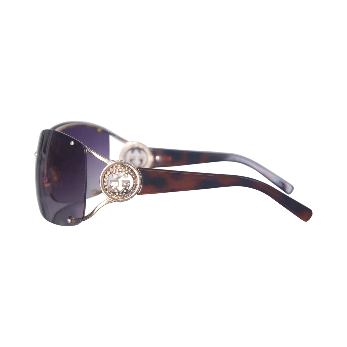 Gucci GG 2829/S Frameless Gradient Shield Sunglasses