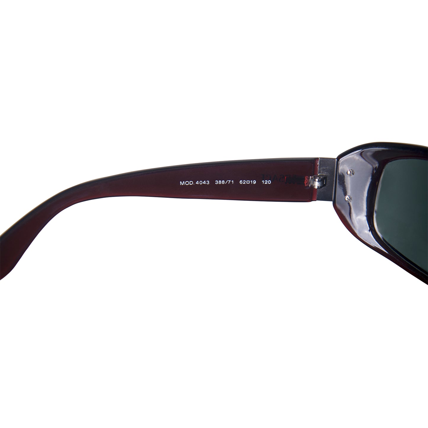 Versace 4043 Black Acetate Square Wraparound Sunglasses