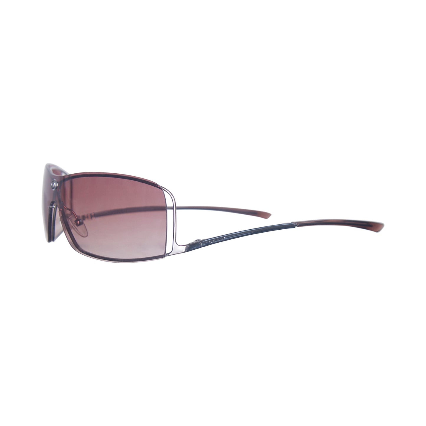 Gucci GG 1709/S Wire Frame Shield Gradient Sunglasses