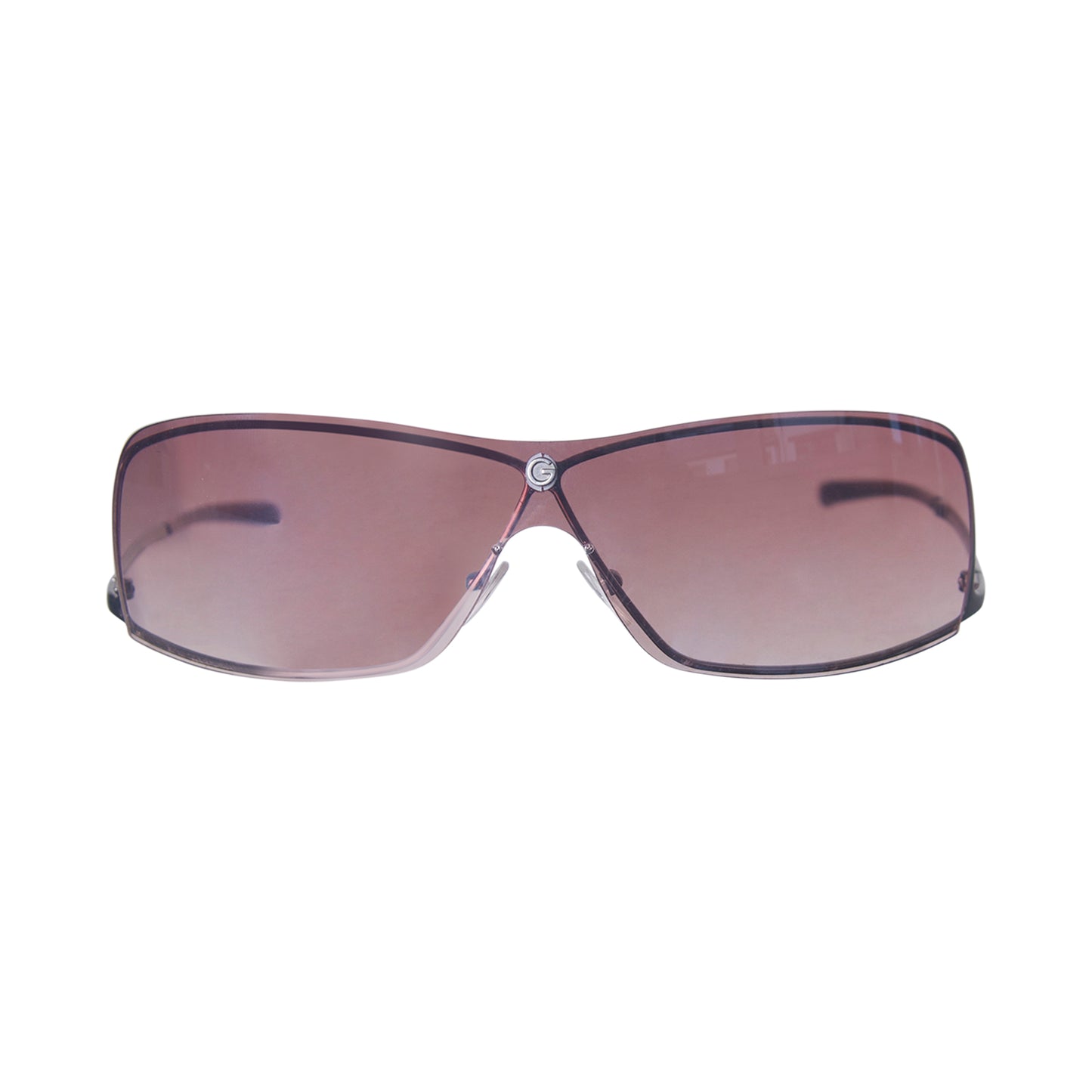 Gucci GG 1709/S Wire Frame Shield Gradient Sunglasses