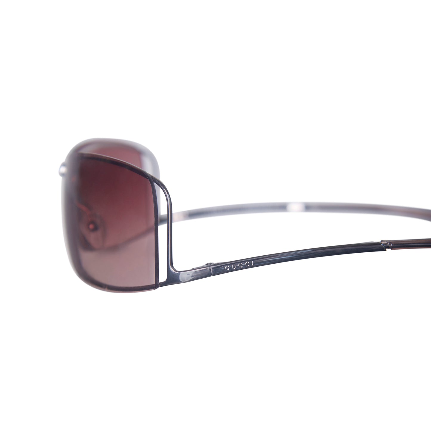Gucci GG 1709/S Wire Frame Shield Gradient Sunglasses