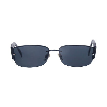 Chanel CC 4117-B Black Rimless Diamonte Sunglasses