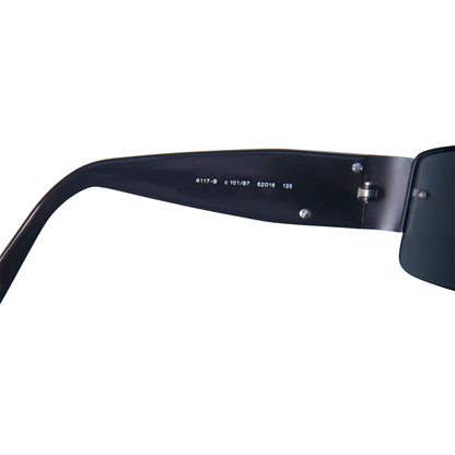 Chanel CC 4117-B Black Rimless Diamonte Sunglasses