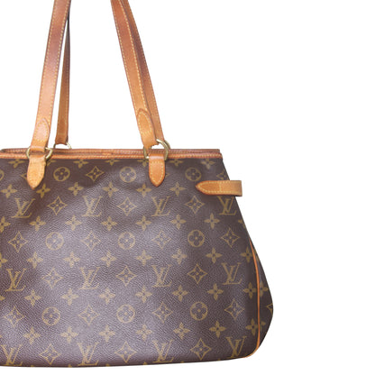 Louis Vuitton Batignolles Buckle Fasten Horizontal Tote Bag