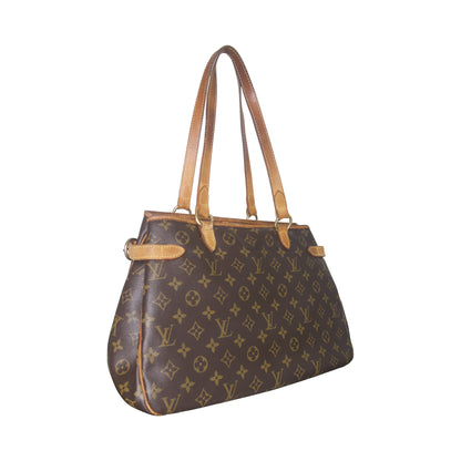Louis Vuitton Batignolles Buckle Fasten Horizontal Tote Bag
