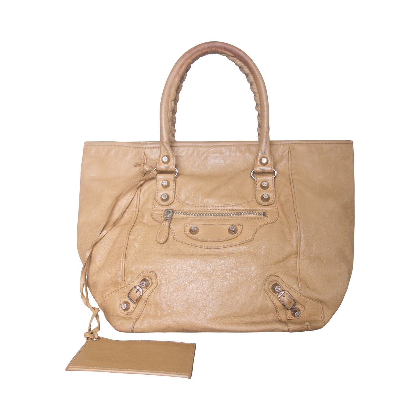 Balenciaga Party Time Braided Handle City Bag