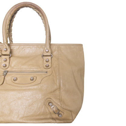 Balenciaga Party Time Braided Handle City Bag
