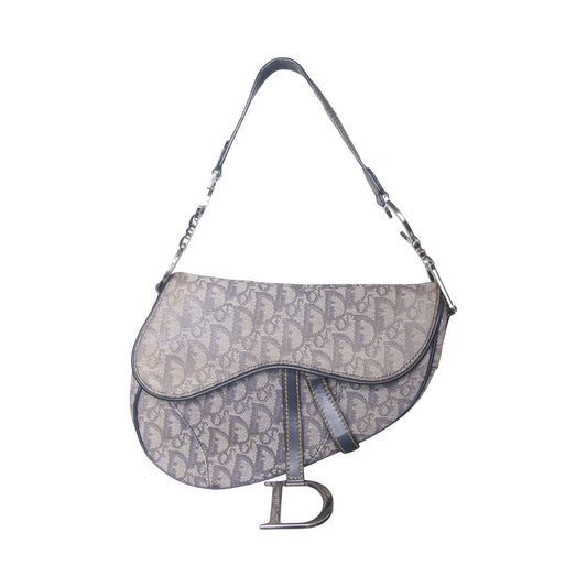 Christian Dior Oblique Canvas Monogram Saddle Bag SC: 5782