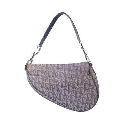 Christian Dior Oblique Canvas Monogram Saddle Bag SC: 5782