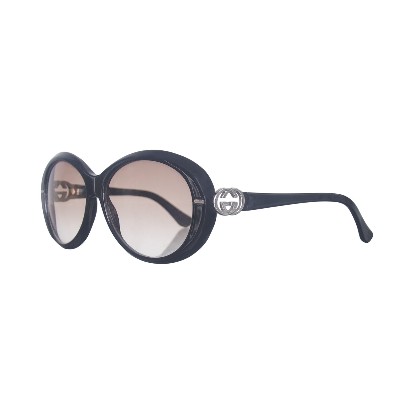 Gucci GG 2988/S Monogram Temple Oval Sunglasses