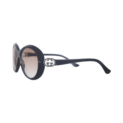 Gucci GG 2988/S Monogram Temple Oval Sunglasses