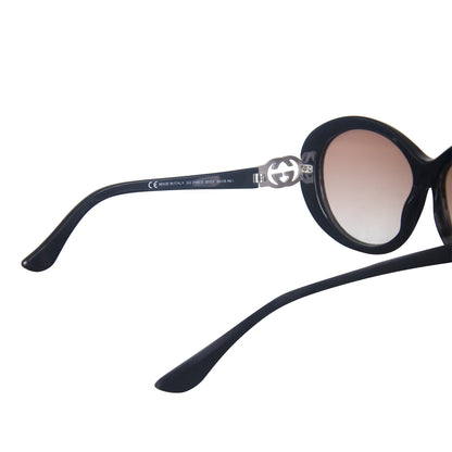 Gucci GG 2988/S Monogram Temple Oval Sunglasses