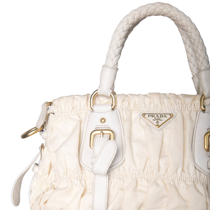 Prada Nylon Gaufre Tessuto Satchel Bag