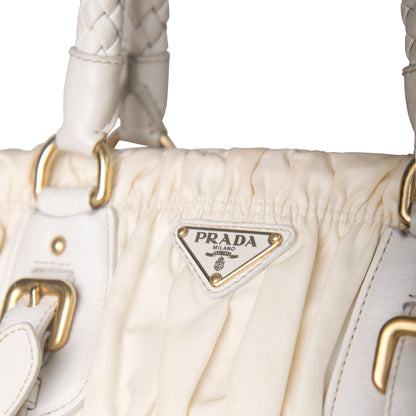 Prada Nylon Gaufre Tessuto Satchel Bag