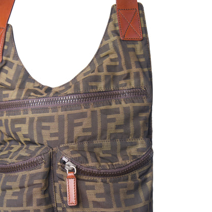 Fendi Zucca Canvas Messenger Bag