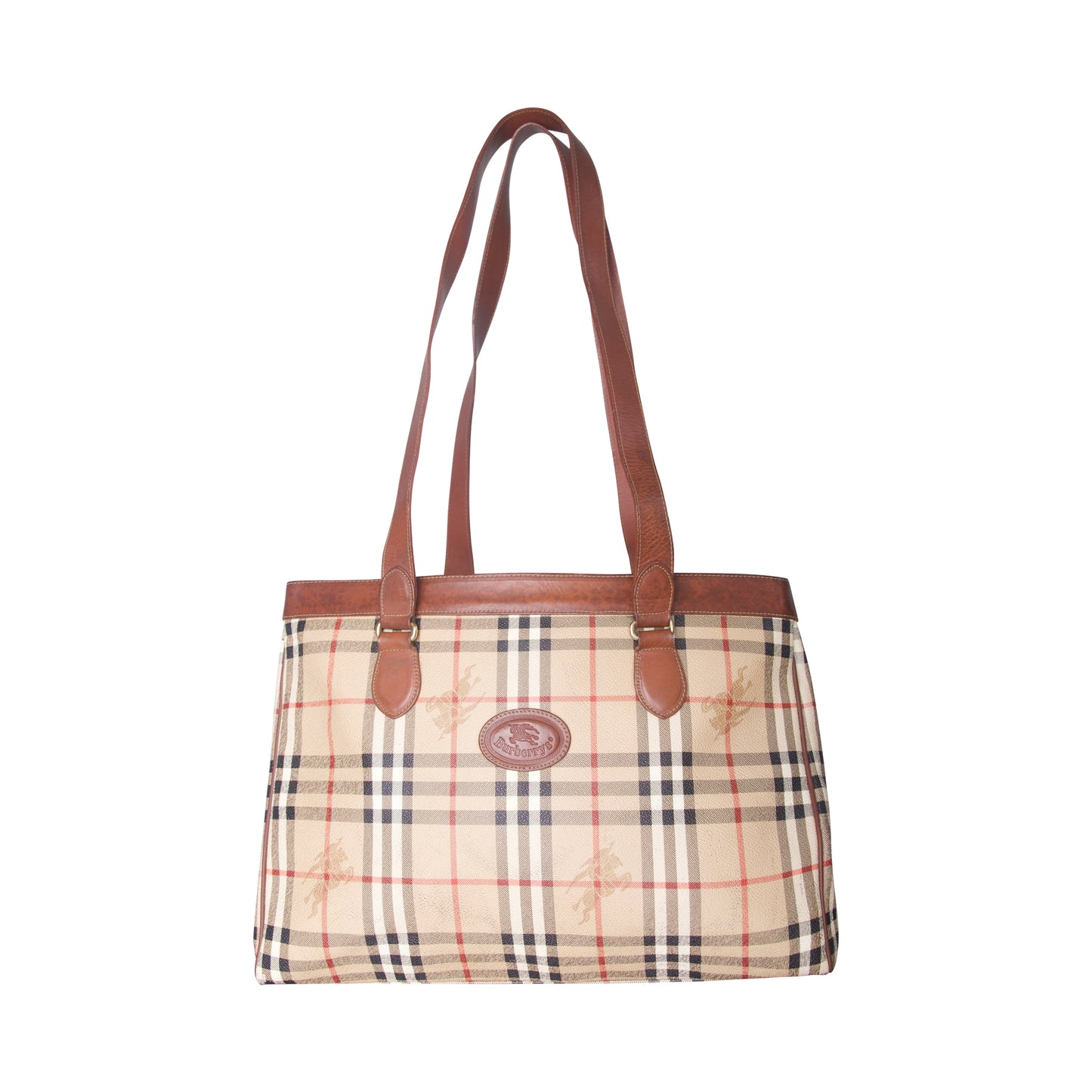 Burberry Classic Nova Check Haymarket Tote Bag
