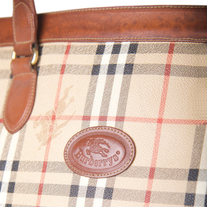 Burberry Classic Nova Check Haymarket Tote Bag
