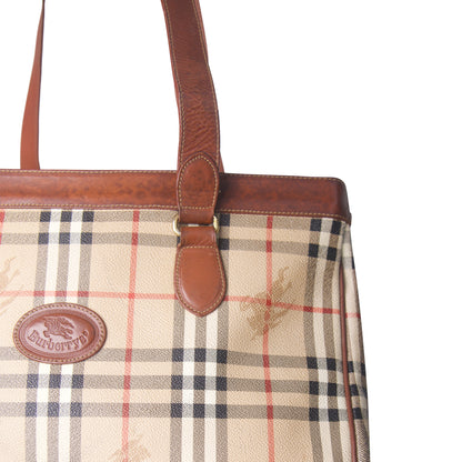 Burberry Classic Nova Check Haymarket Tote Bag