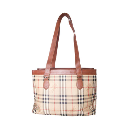 Burberry Classic Nova Check Haymarket Tote Bag