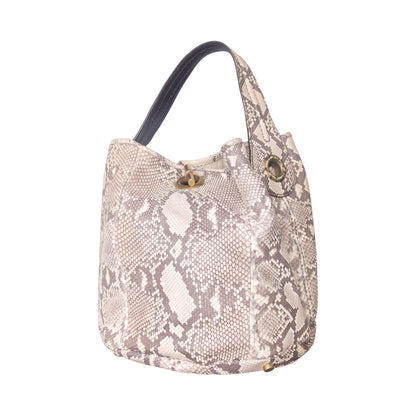 Yves Saint Laurent Rive Gauche Python Leather Handbag