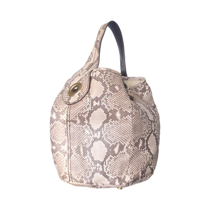 Yves Saint Laurent Rive Gauche Python Leather Handbag