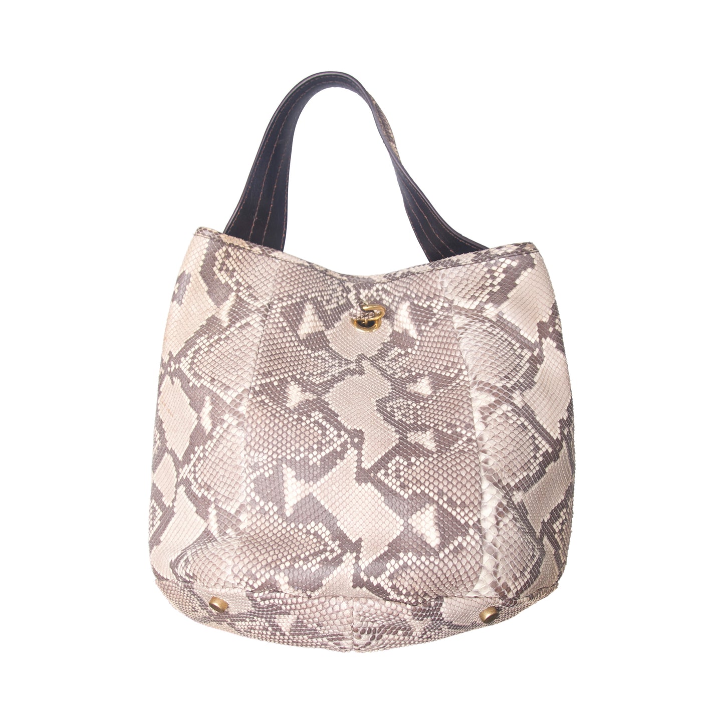 Yves Saint Laurent Rive Gauche Python Leather Handbag