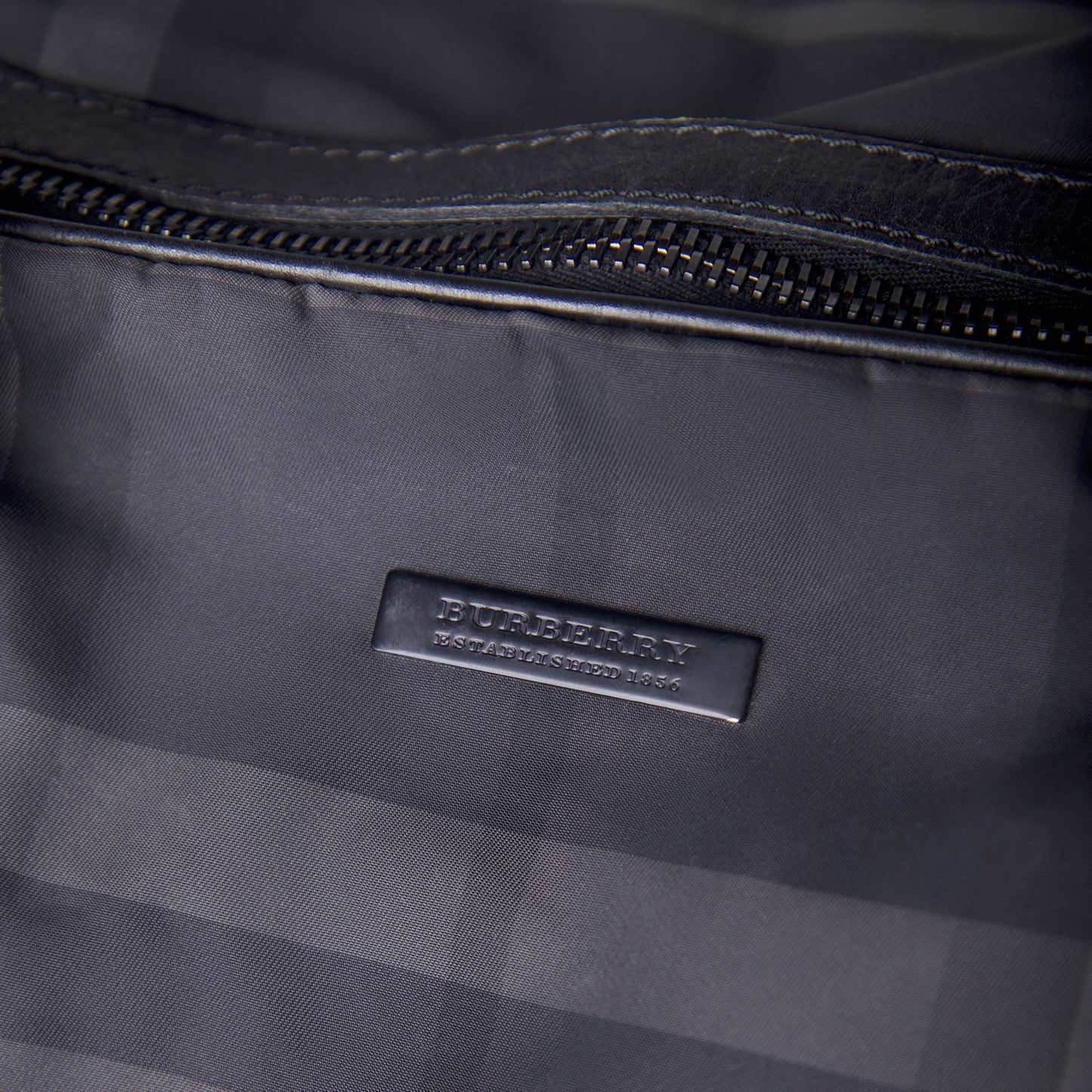 Burberry Black Nova Check Tote