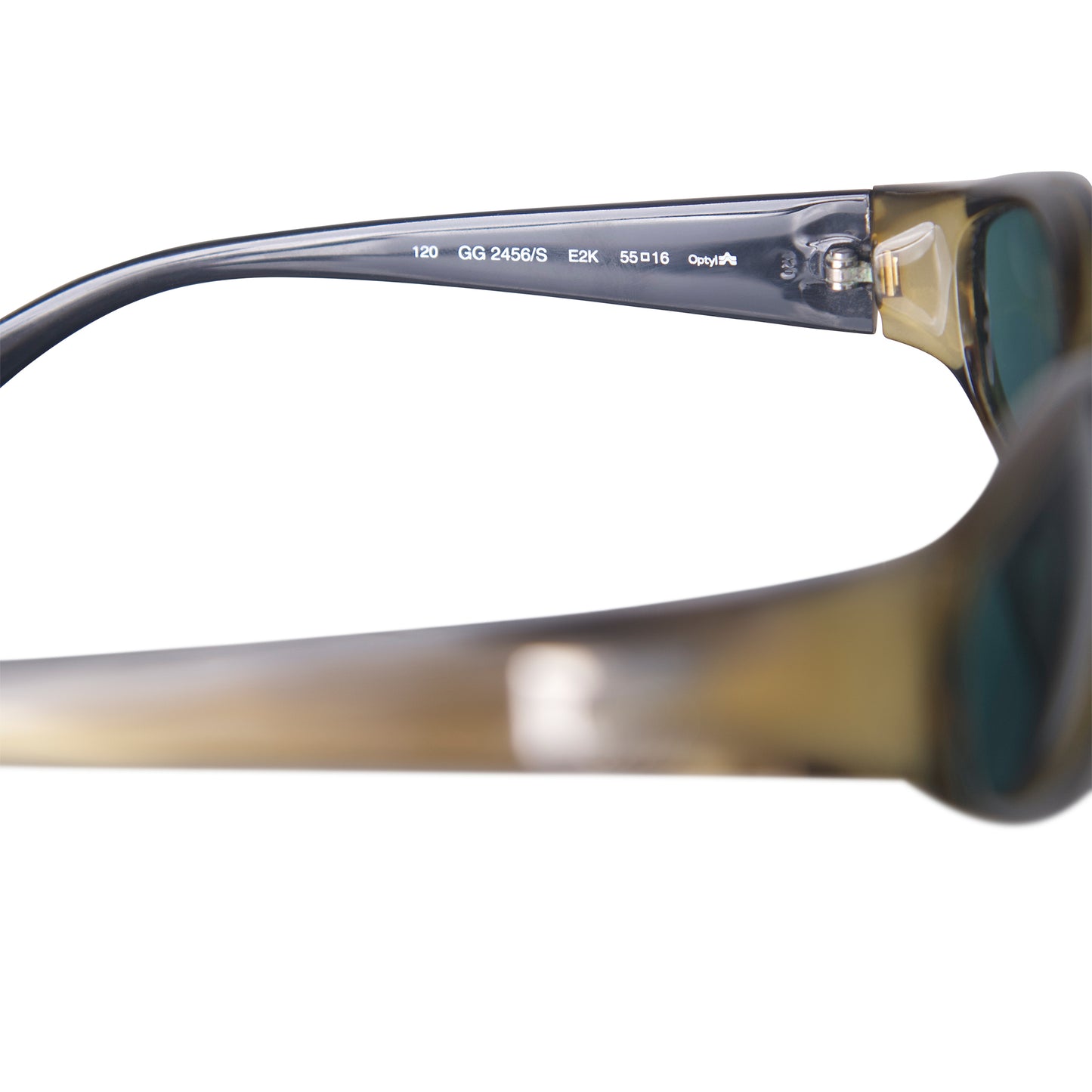 Gucci (GG 2456/S) Green Clear Sunglasses