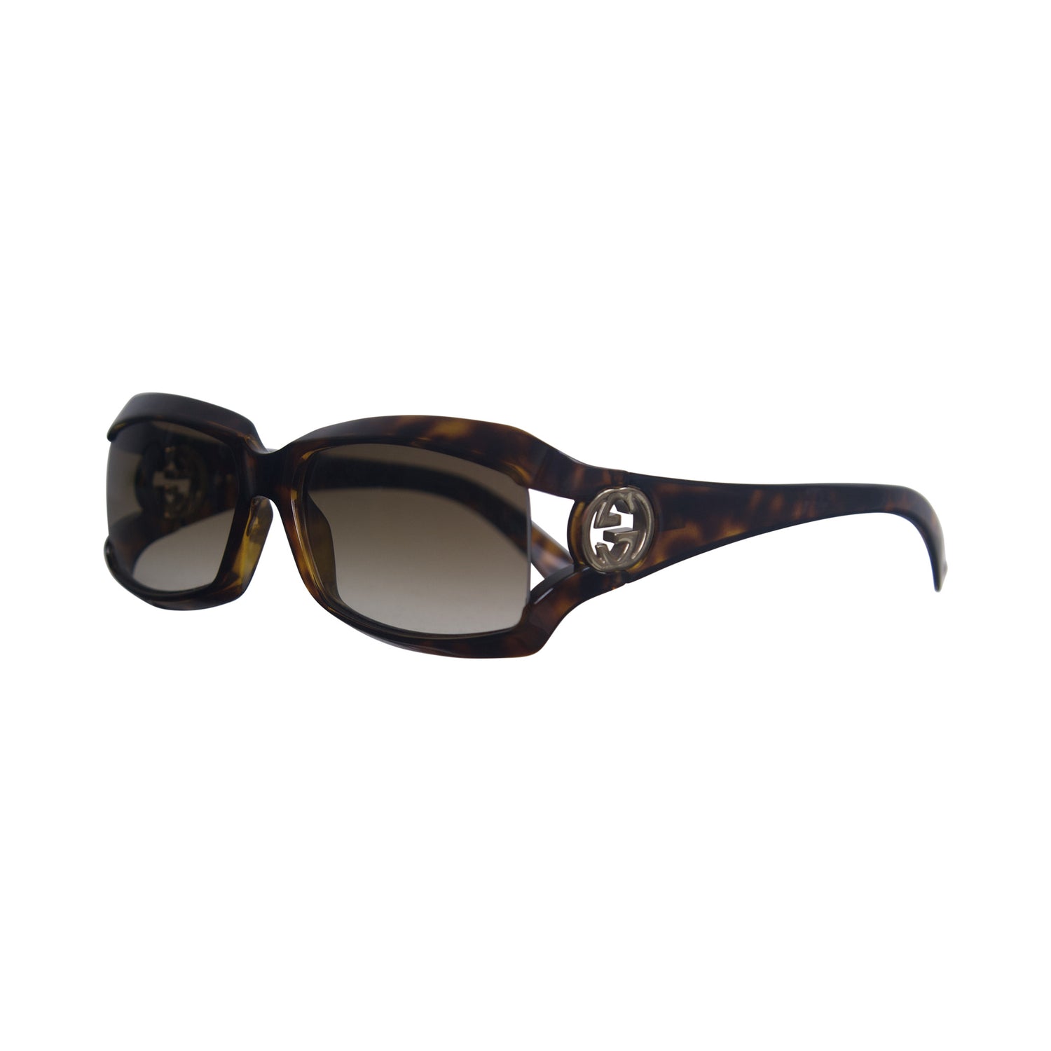 2007 Gucci GG 2599/S Tortoise Shell Rectangle Sunglasses