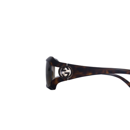 2007 Gucci GG 2599/S Tortoise Shell Rectangle Sunglasses
