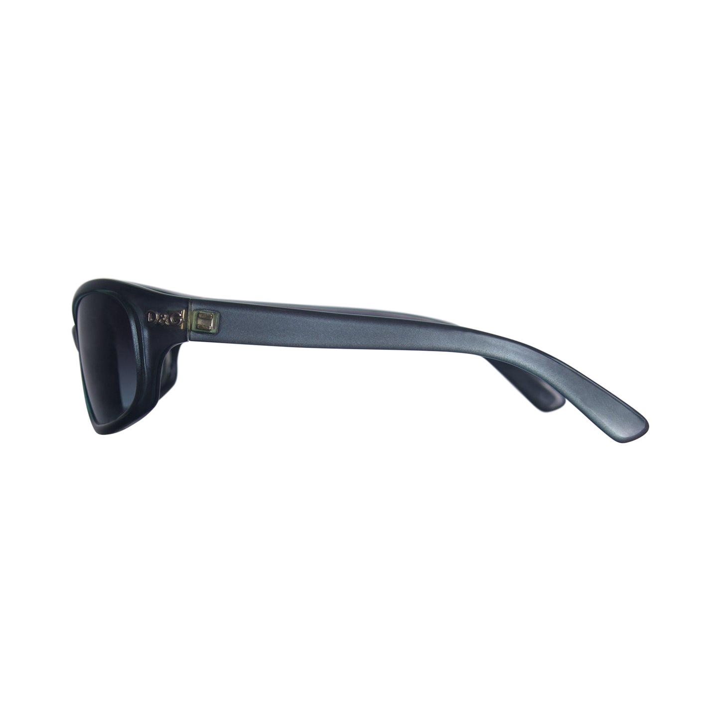 Dolce & Gabbana 2053 Metallc Blue Frame Wrap Sunglasses