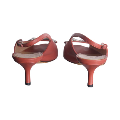 S/S 2012 Gucci Starfish Slingback Horsebit Coral Heels UK 3