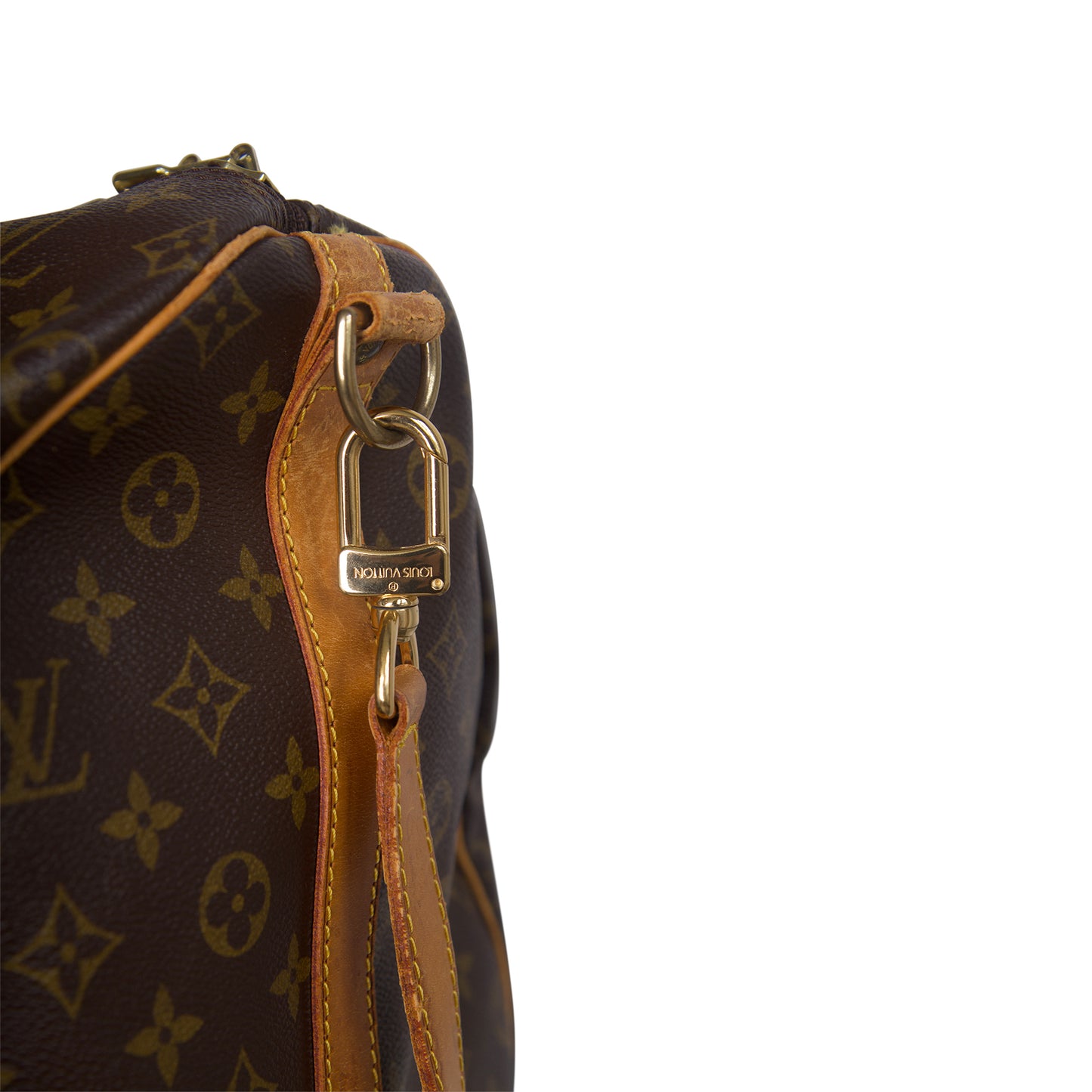 Louis Vuitton Bandouliere 50 Vanchetta Leather Keepall Bag