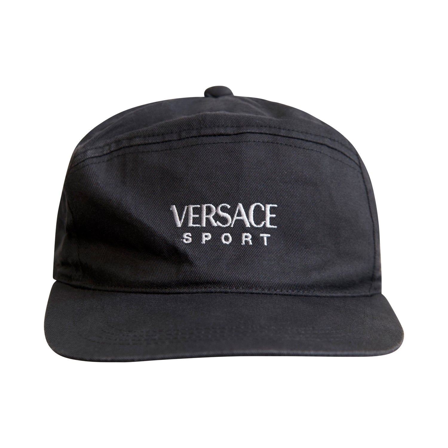 Versace Sport Black Cotton Cap