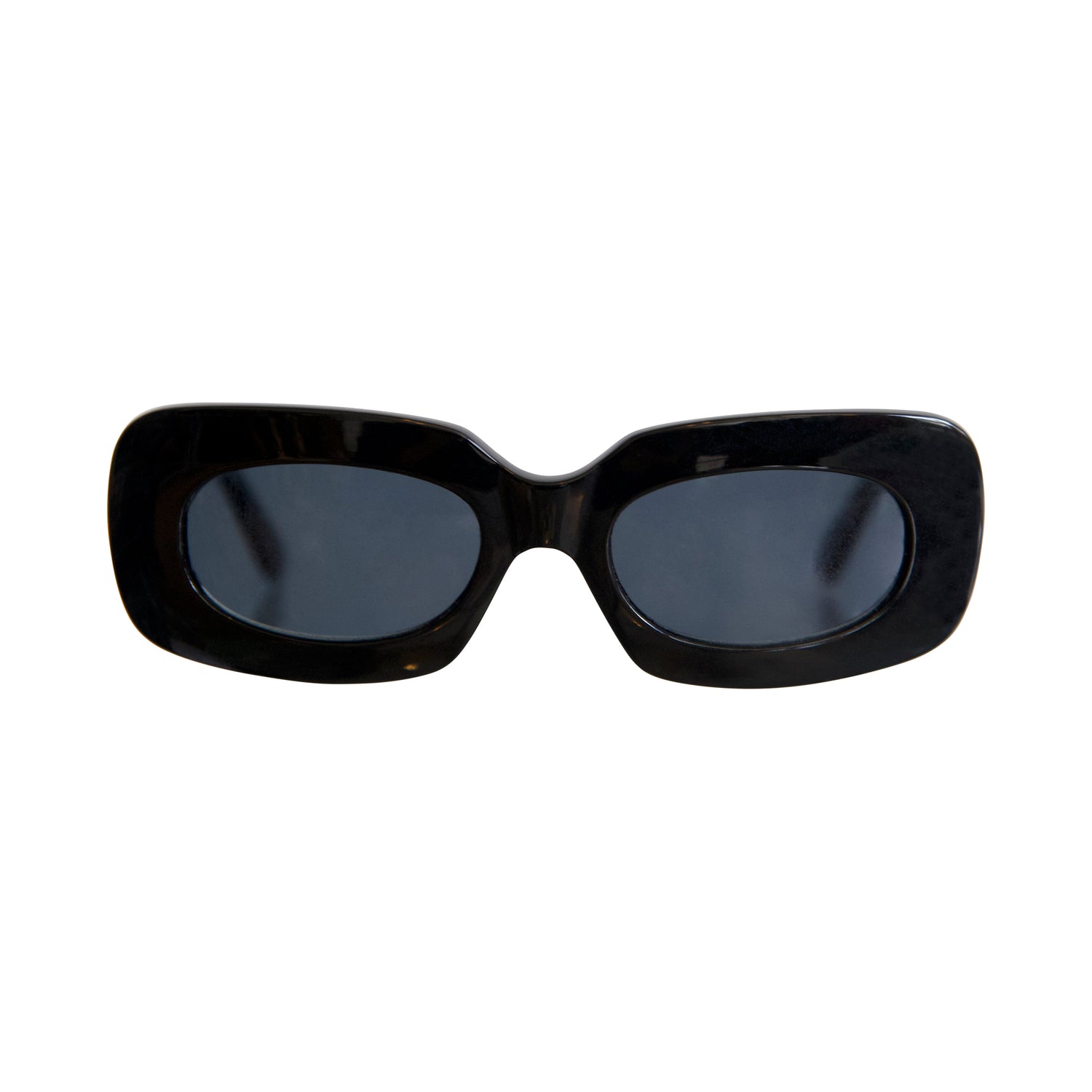 Gianni Versace 416/C 825 Gold Medusa Logo Black Block Frame Sunglasses