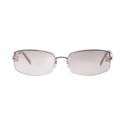 Chanel 4093-B Rimless Tinted CC Sunglasses