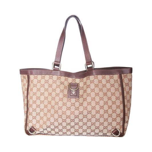 Gucci GG Canvas Abbey D Ring Tote Bag