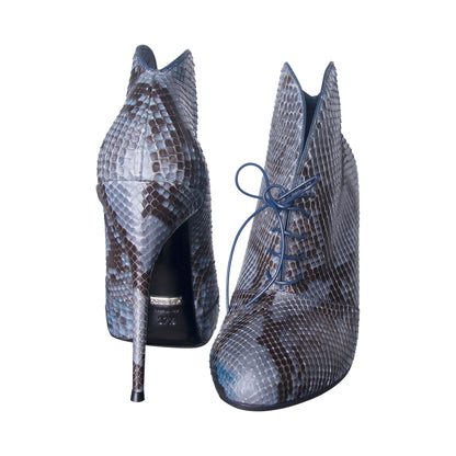 Gucci Python Leather Lace Up Booties (UK 4.5)