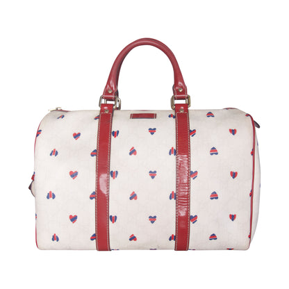 Gucci Heart Print Boston Bag. FA : 276