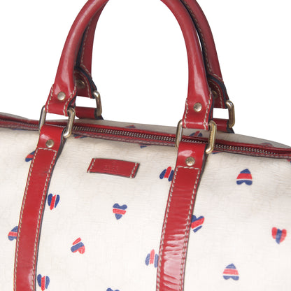 Gucci Heart Print Boston Bag. FA : 276